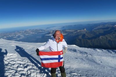 L'équipage de Kertios III au sommet du Mont-Blanc !