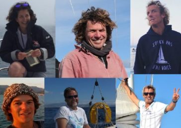 Portraits de moniteurs de l'Ecole de voile