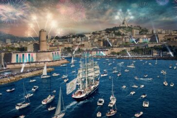 Paris2024 2230102 OTR Arrivee Belem a marseille Visuel A